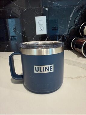 Yeti Navy Blue Insulated Travel Mug with Handle